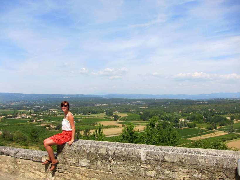 View from the Luberon hills